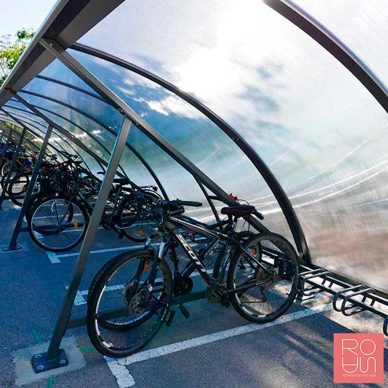 Refugi per bicicletes Semi-lluna